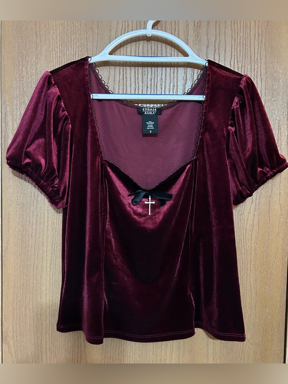 Cosmic Aura Velvet Top